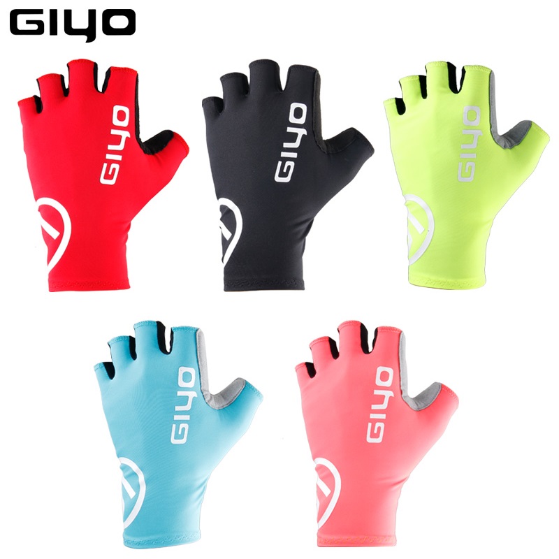 Cycling Glove Padded - Giyo quebrando vento ciclismo metade dedo