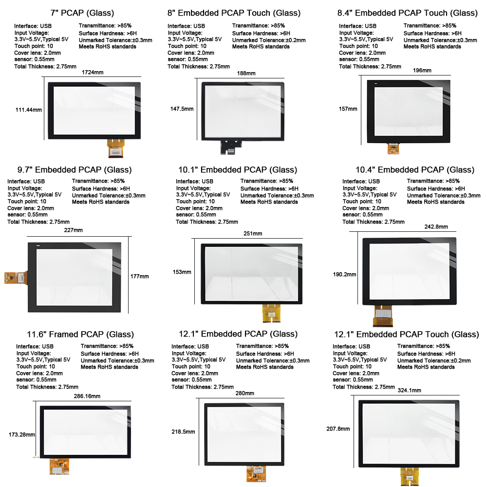 Tela PCAP de 19 Polegadas, Pai - Touchscreen Glove Capacitive avaliação e preço