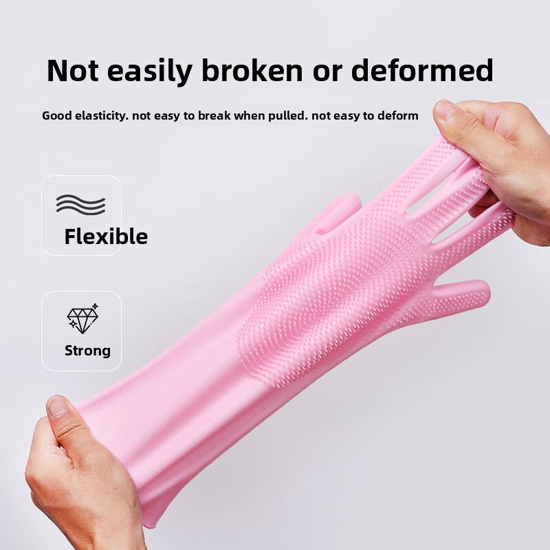 Luvas de Silicone para Lavar L - Dish Glove Rubber avaliação e preço