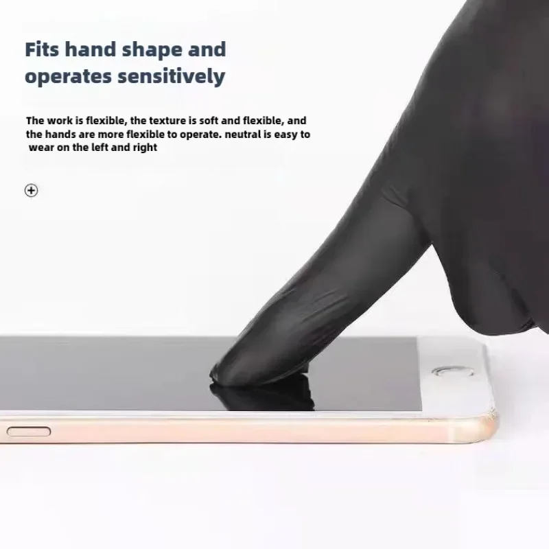 Luvas Descartáveis Pretas de N - Nitrile Mechanic Glove avaliação e preço