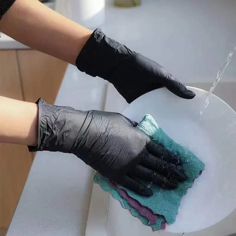 Luvas Descartáveis Pretas de N - Nitrile Mechanic Glove avaliação e preço