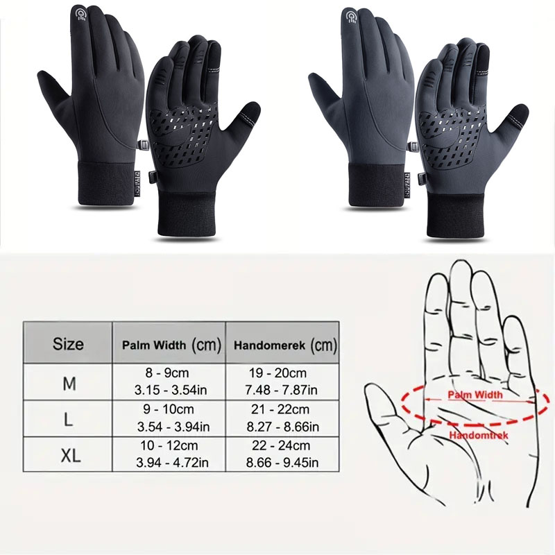 GTUBIKE Luvas de inverno para  - Ski Glove Waterproof avaliação e preço
