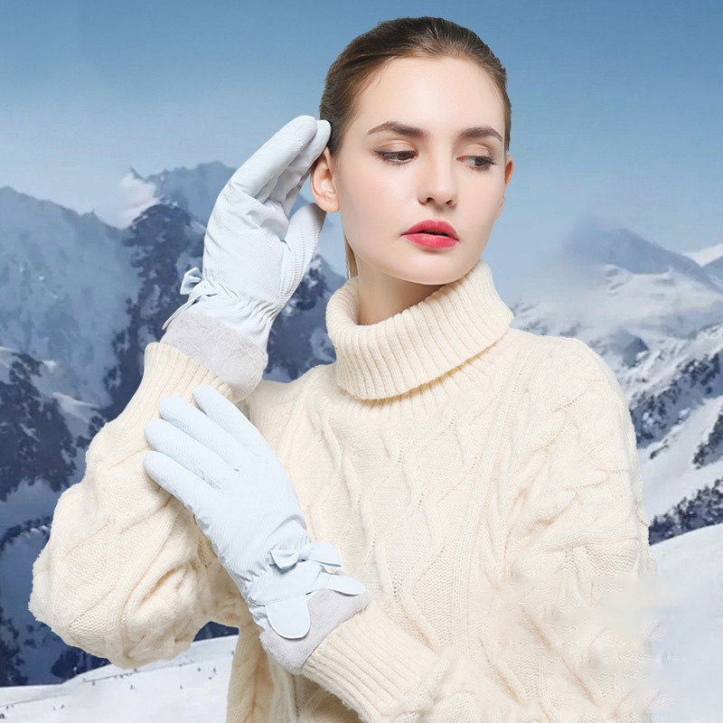 Inverno luvas quentes para mul - Ski Glove Waterproof avaliação e preço