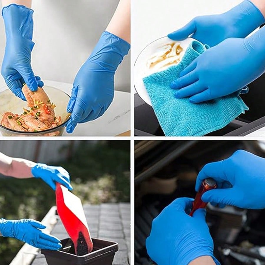 100 luvas descartáveis de nitr - Nitrile Mechanic Glove avaliação e preço