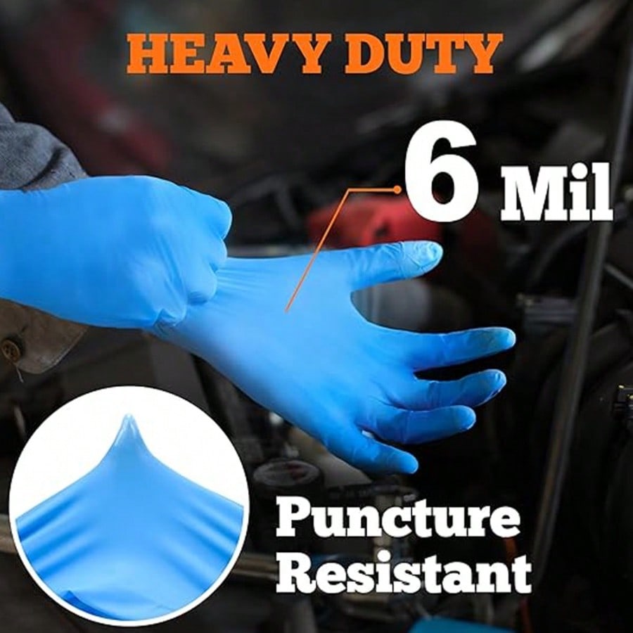 100 luvas descartáveis de nitr - Nitrile Mechanic Glove avaliação e preço