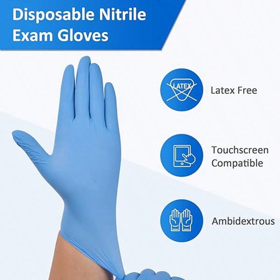 100 luvas descartáveis de nitr - Nitrile Mechanic Glove avaliação e preço