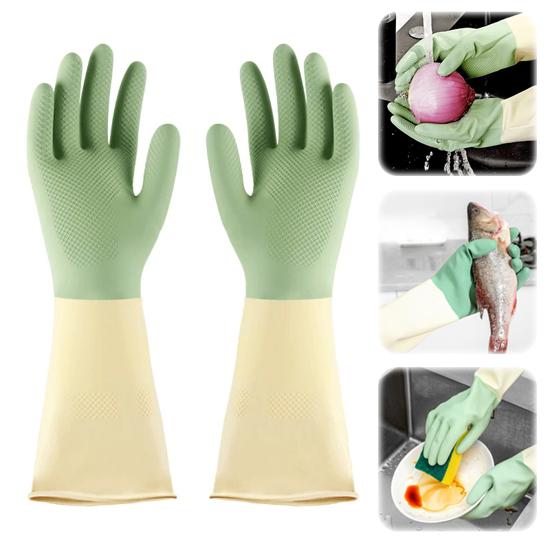 Luvas de cozinha espessadas, l - Rubber Glove Cleaning avaliação e preço