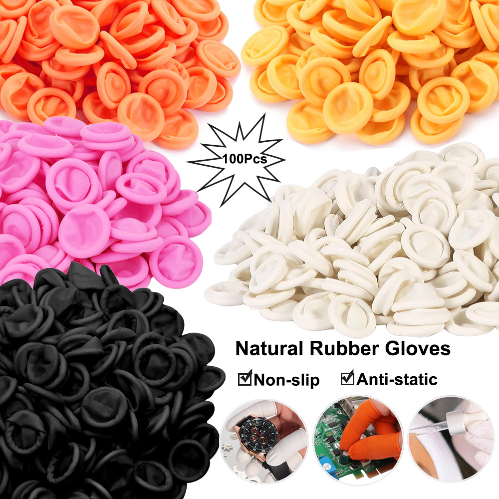 100 pçs descartáveis látex ded - Rubber Glove Cleaning avaliação e preço