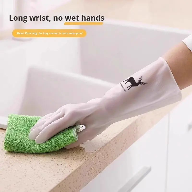 Luvas de limpeza doméstica à p - Rubber Glove Cleaning avaliação e preço