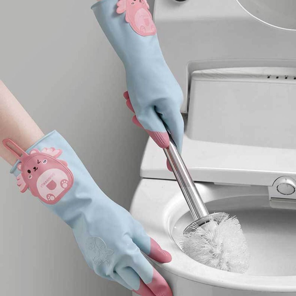 1 par de luvas antiderrapantes - Rubber Glove Cleaning avaliação e preço