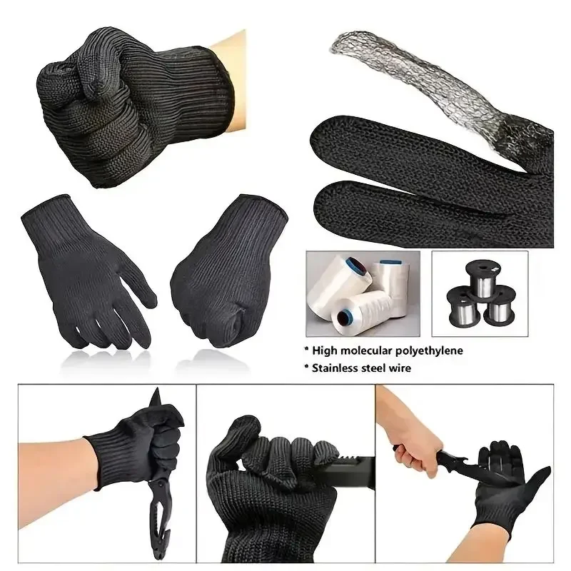 1 par de luvas de segurança re - Cut Resistant Glove avaliação e preço