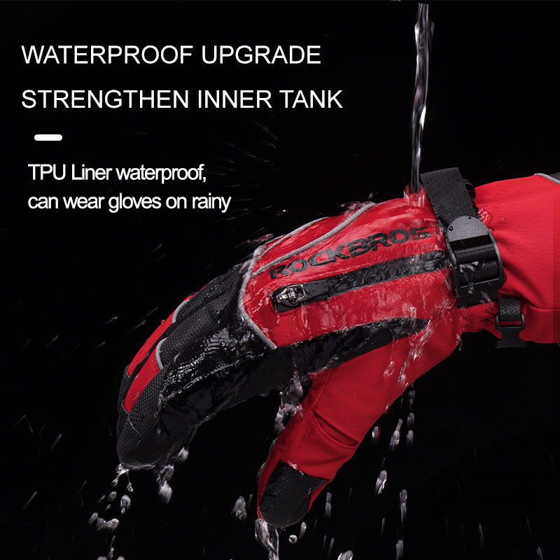 Rockbros luvas de inverno da m - Ski Glove Waterproof avaliação e preço